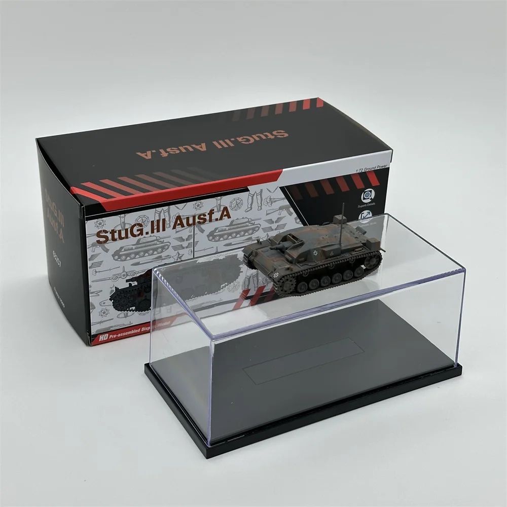 Dragon 1:72 Scale WW2 Germany Tank Model 63257 STUG III Type A Assault Gun III Simulation Tracked Collection Painted Finished