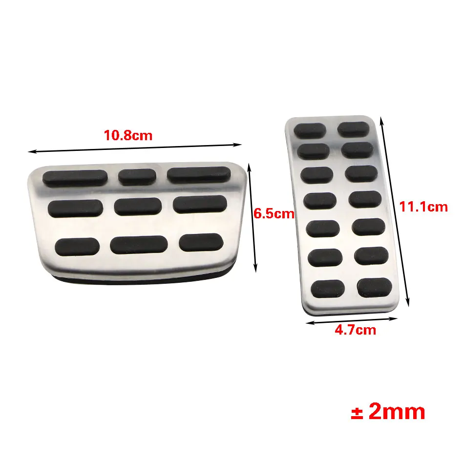 Auto-Pedalabdeckung für Kia Carnival YP 2015 2016 2017 2018 2019 Gaspedal Bremspedal Schutzauflage Innenraum-Zubehör – Detail 6