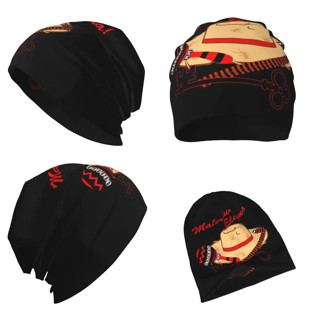 Maferefun Elegua قبعة محبوكة دافئة الهيب هوب بونيه قبعة الخريف الشتاء في الهواء الطلق قبعات حريمي للرجال النساء الكبار