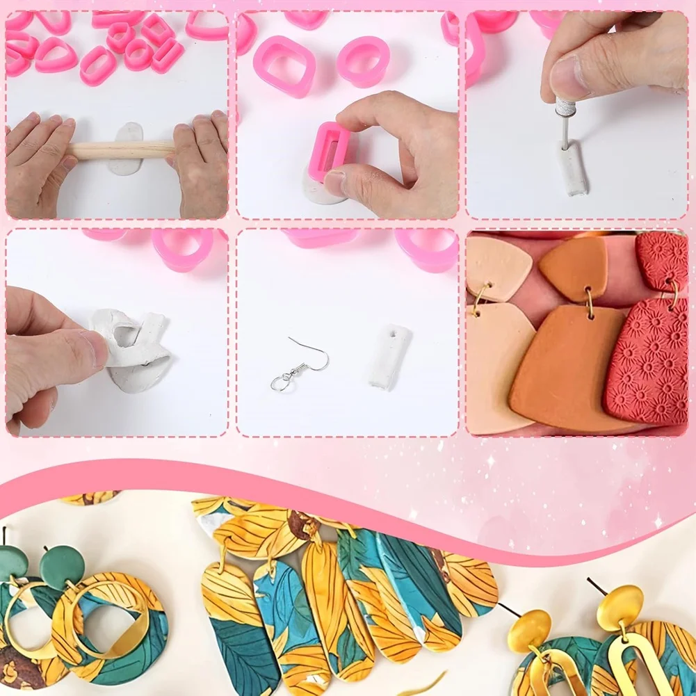 حار Sale-41Pcs هالوين بوليمر كلاي القرط القواطع ، الخريف اليقطين بوليمر كلاي القواطع للمجوهرات ، قاطعة البسكويت DIY بها بنفسك صنع