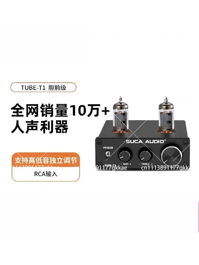 6J1 Tube Preamplifier HiFi Audio Valve Amp Front End High-Low Tone Control Home Stereo Preamplifier