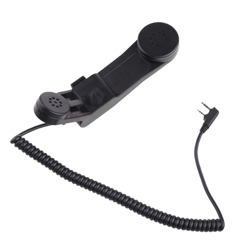 2025 Handheld Phone Hand Microphone Element H250-PTT Communication Station Handle Mic K Plug For BaoFeng UV-5R UV-5RTP BF-888