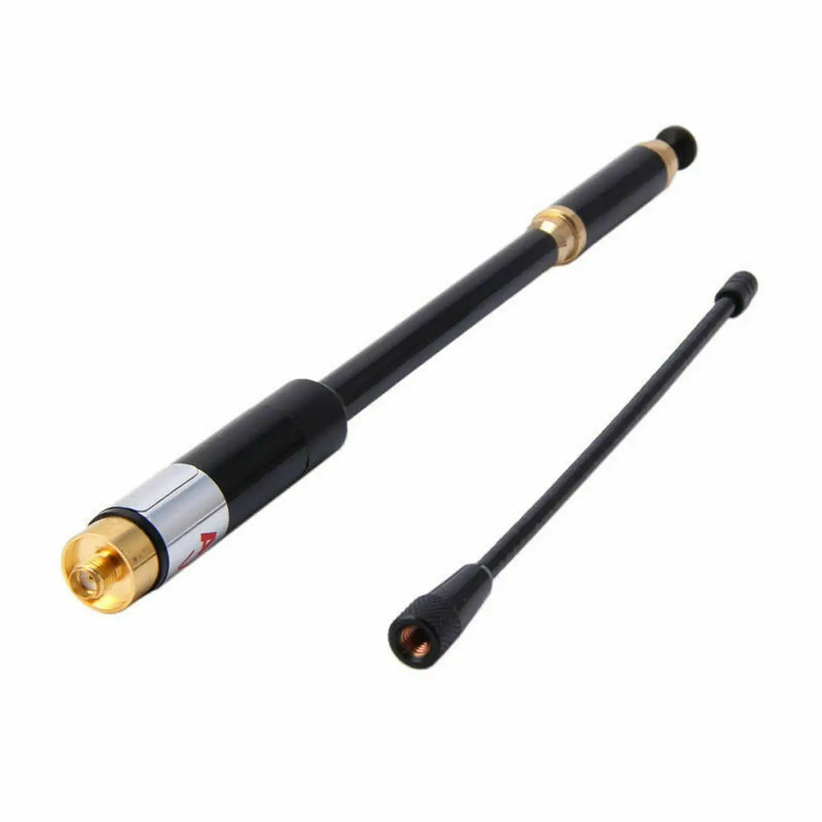 Walkie Talkie cs Antena Telescópica Tática Al800 Banda Dupla Vhf Uhf Sma-antena Fêmea Substituir para Baofeng Uv5r Uv-9r Rádio