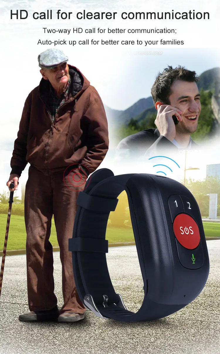 Elderly Watch For Seniors GPS Positioning SOS Phone Sim Call Fall Detection Alarm Ringing Vibration Notice HR BP Auto Pick Up