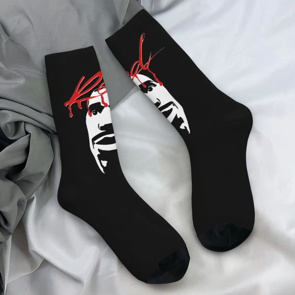 Whole Lotta Red Socks Playboi Cart Korean Stockings Men's Soft Outdoor Sports Socks Autumn Graphic Non Slip Socks