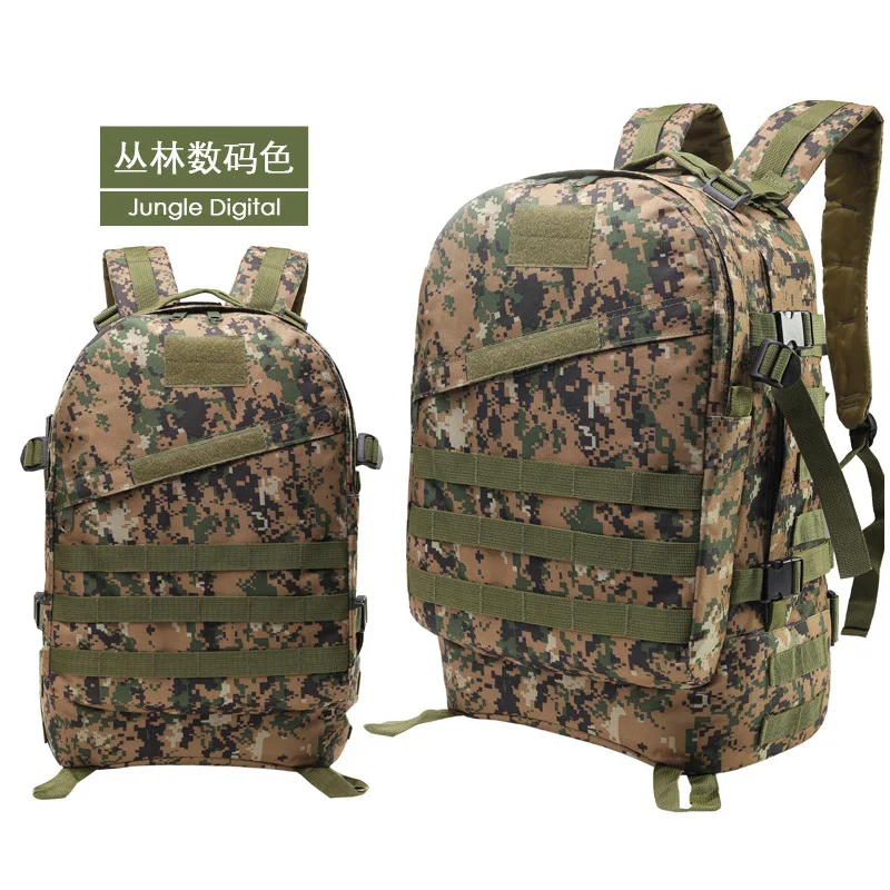 

Camouflage 3 level backpack men's outdoor sports backpack fashion trend high school junior high school schoolbag