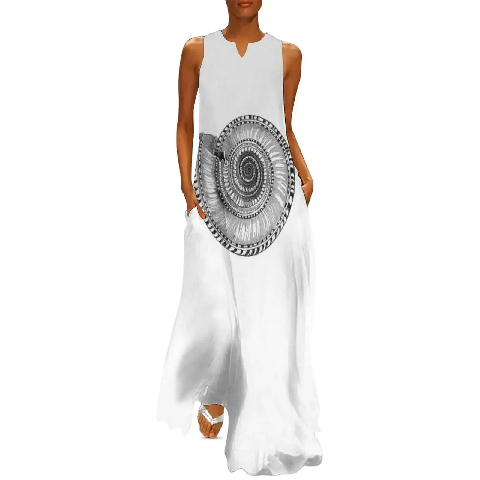 

Vintage Seashell Long Dress african dresses for woman elegant women's dresses for wedding sexy dress for women Dresses Dress