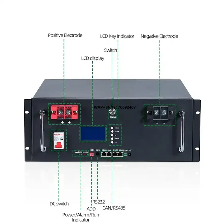 

6500 Cycles 5kw 10kw 51.2V 100Ah 200Ah Lithium Home Energy Storage Battery 48V Solar Battery for Home Use