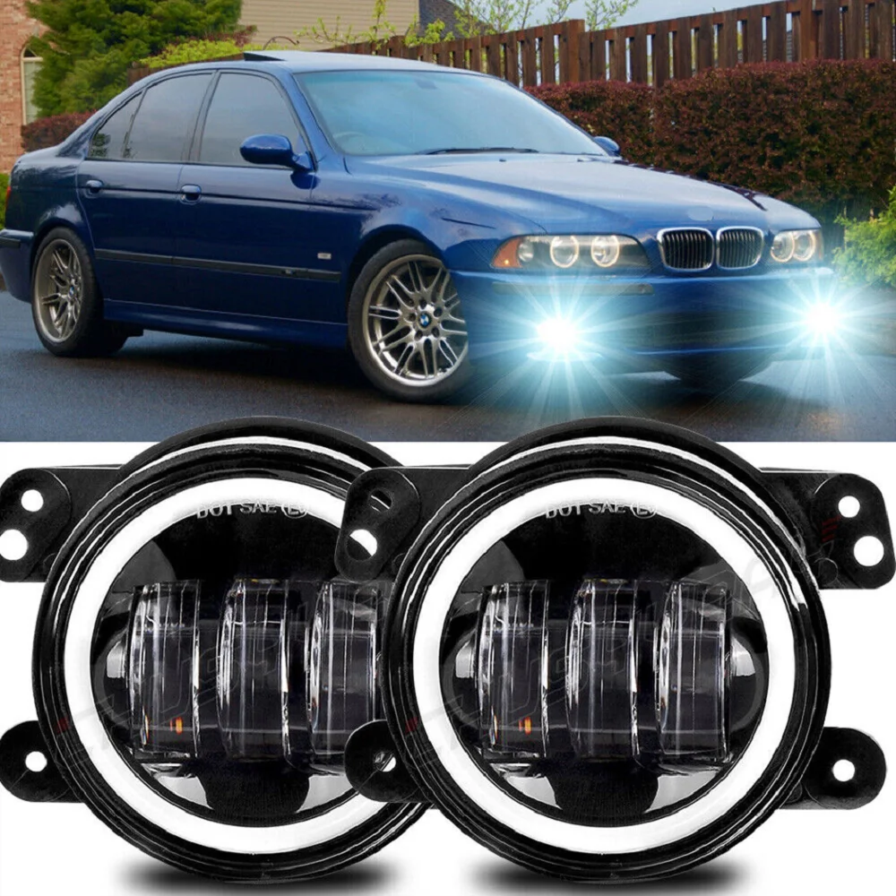 CHUSYYRAY Car lights LED 1200lm 6000K Fog Lights For BMW 01-05 E46 M3 99-02 E39 M5 LF600 Car accsesories