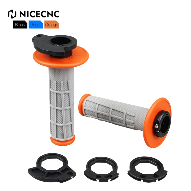For KTM EXC 300 TPi Six Days 2022 Handlebar Lock-on Grips Kit EXC-F 500 EXC-F 450 SX-F 350 XC-F XC-W 250 XC 150 SX 125 2008-2022
