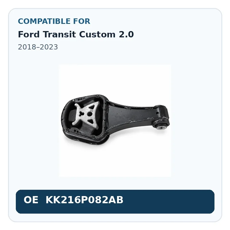 KK216P082AB Lower Transmission Gearbox Engine Mount for Ford Transit Custom Tourneo 2.0 EcoBlue 2015-2023 2527550 2005866