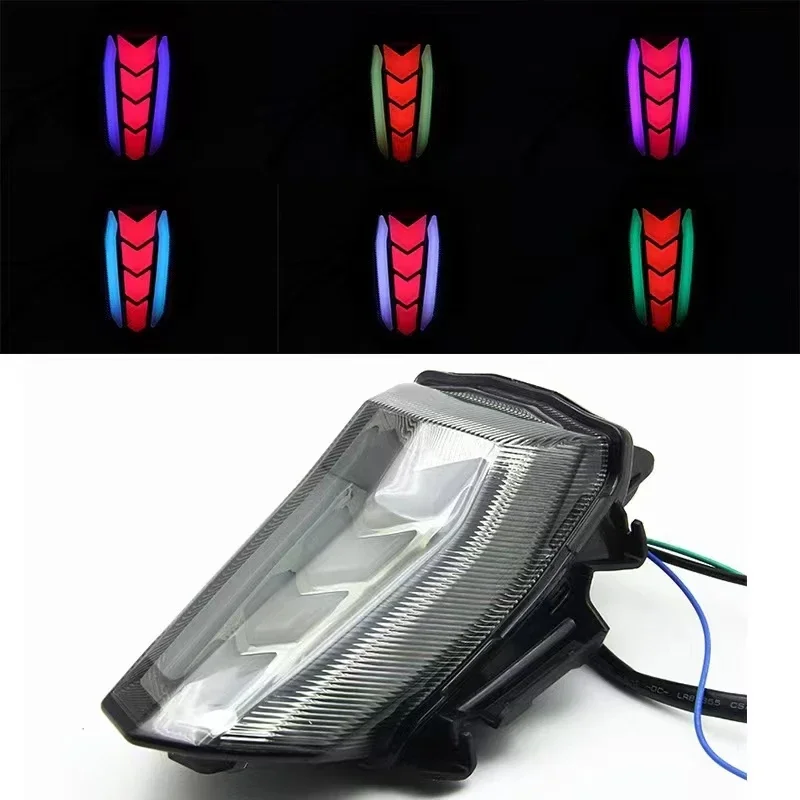 Motorcycle rear tail light modification accessories Led light indicator tail light model YZF-R15v3custom