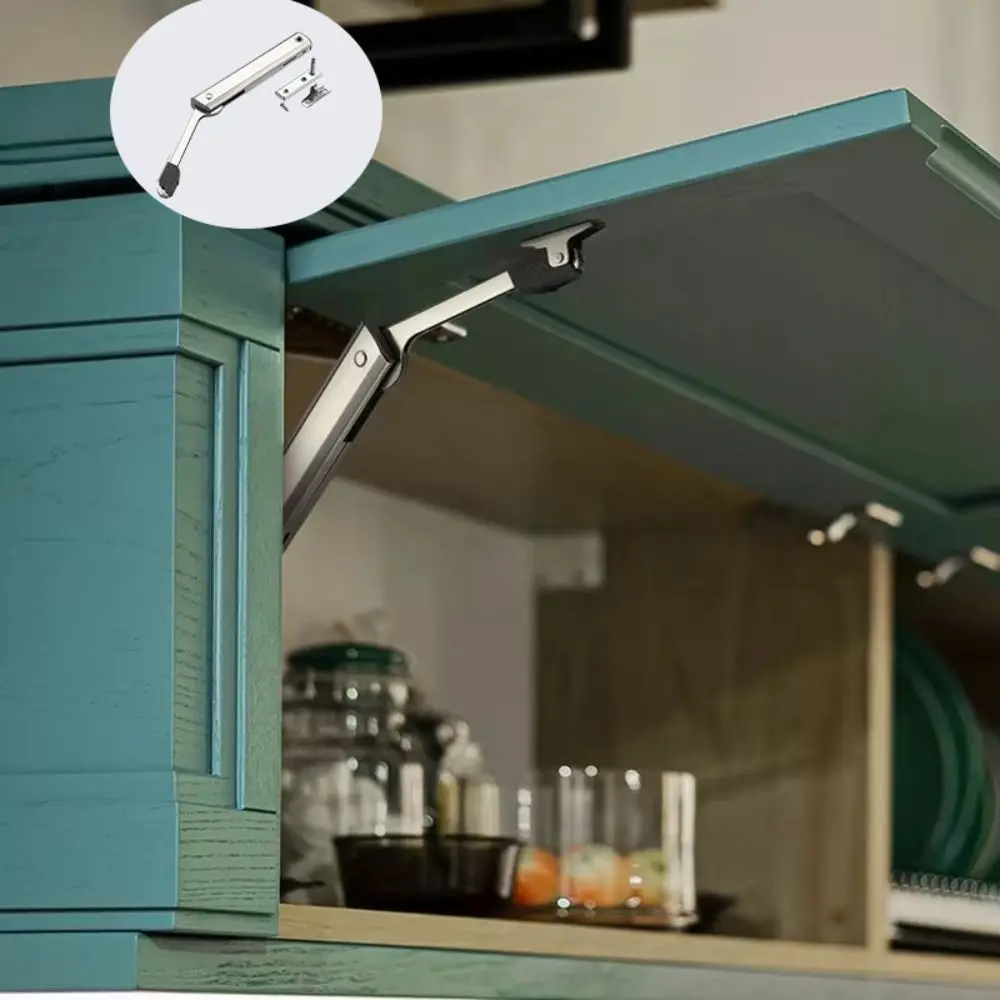 مفصلات خزانة هيدروليكية شديدة التحمل، خزانة مخفية، تدعم أجهزة الباب المتينة القابلة للتعديل #3