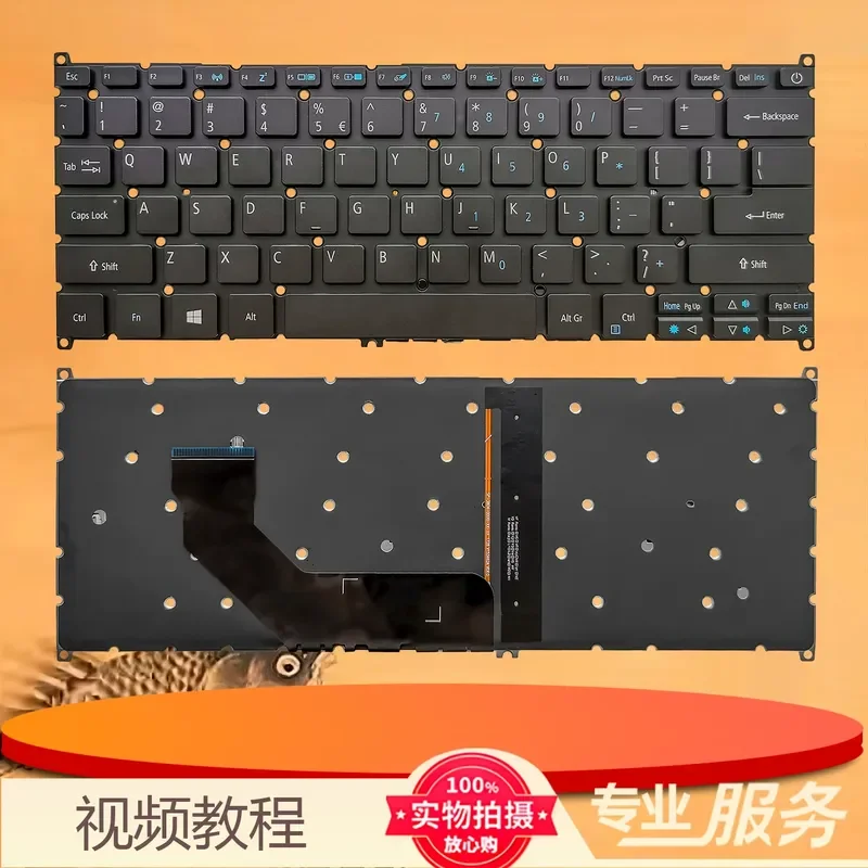 Teclado para AU Acer Swift SF514-51-558U Aspire S5-371 N16C4 VX15
