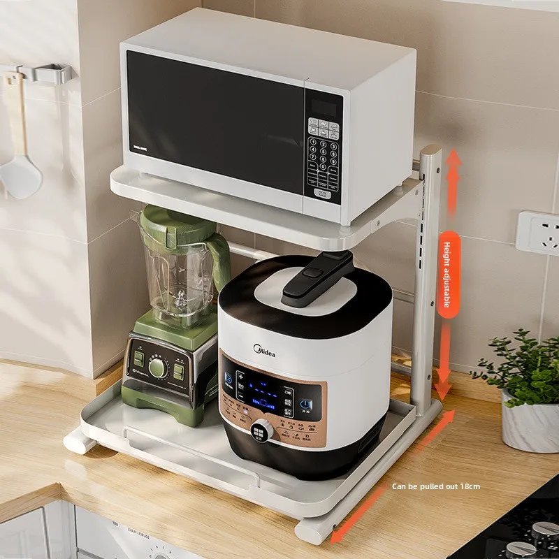 

Подставка для микроволновой печи, электрическая подставка для хранения, кухонная подставка, подставка для рисоварки, специальная подставка для духовки, выдвижная подставка для столешницы