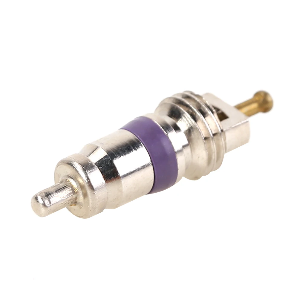 Universal R134a Car A/C Valve Cores Copper Air Conditioning Valve Cores Automobile Exterior Repair Components 10pcs