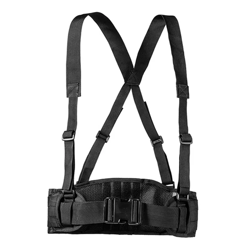 Chaleco táctico Molle con cinturón H y correa ajustable para caza