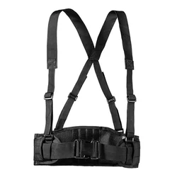 Chaleco táctico Molle con cinturón H y correa ajustable para caza