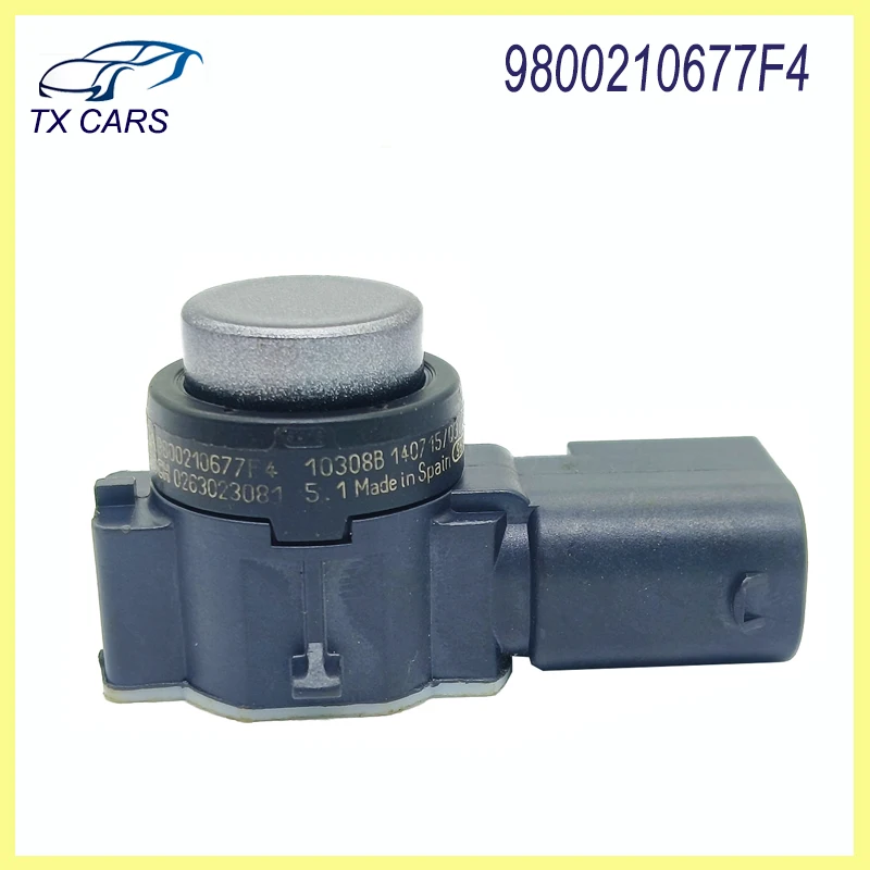 

Silver 9800210677F4 PDC Parking Sensor Radar For Citroen Peugeot Car Accessories 0263023081