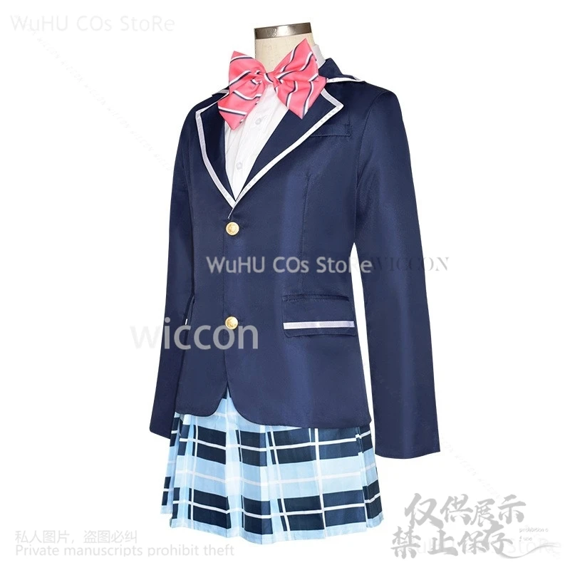 Kusanagi Nene Cosplay proyecto Sekai disfraz colorido de escenario Jk uniforme escolar vestido pelucas de Lolita para niñas Halloween personalizado