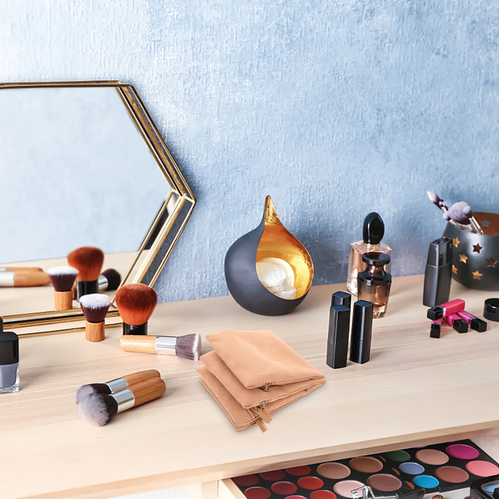 

Дорожный органайзер для ювелирных изделий, компактный чехол для хранения, материал против царапин, многослойная застежка-молния для женщин и девочек