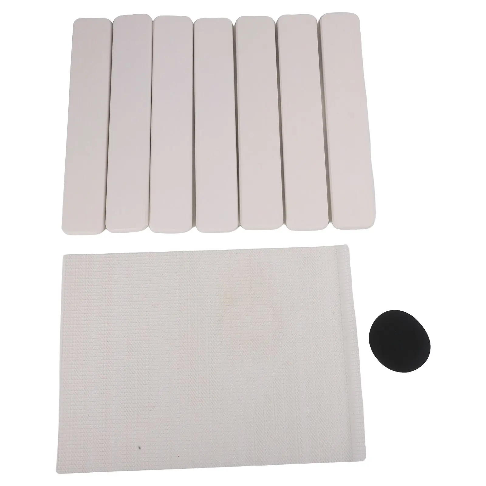 

For Countertop Use Kitchen Drying Mat Collapsible Dish Drying Mat 30x40cm 11.8x15.7inch Heat-Proof Mat Plant Saucer