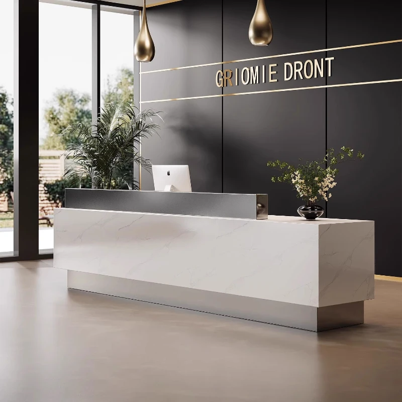 

Simple Modern Cashier Reception Desk Counter Office Beauty Reception Desks Luxury Salon Escritorio De Recepcion Office Furniture