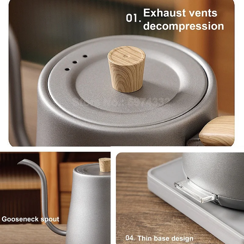 غلاية كهربائية برقبة معقوفة ، من من من نوع V ، من من من نوع goseneck ، ماء سريع الغليان ، إبريق قهوة ، منزلي ، مكتب ، إبريق شاي ، إيقاف تشغيل تلقائي ،