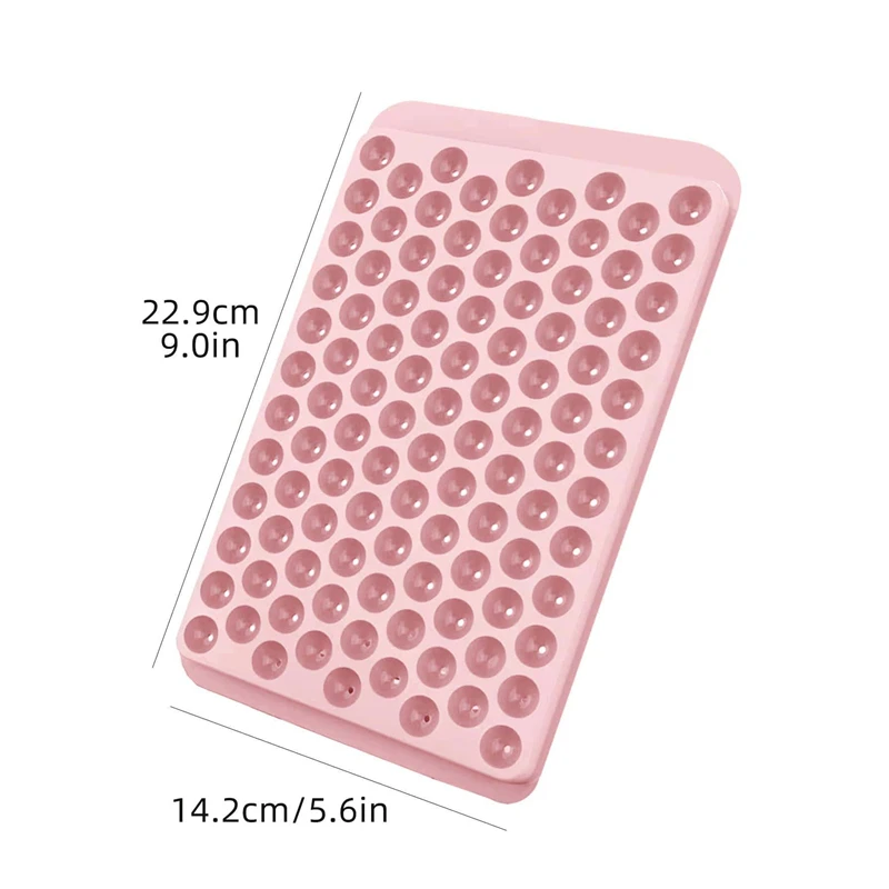 Mini Ice Cube Tray 104 Holes Round Ice Ball Mold Tiny Crushed for Chilling Bar Cocktail Whiskey Drink Coffee Juice Kitchen Tool