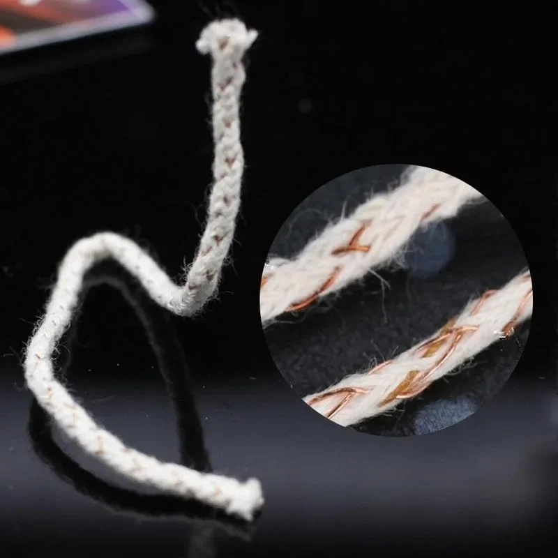 30 قطعة/الوحدة القطن الأساسية الفتيل ل الكيروسين الكحول مصباح الفتائل دائم DIY بها بنفسك عجلة الكيروسين النفط أخف أدوات صنع الشموع المنزلية