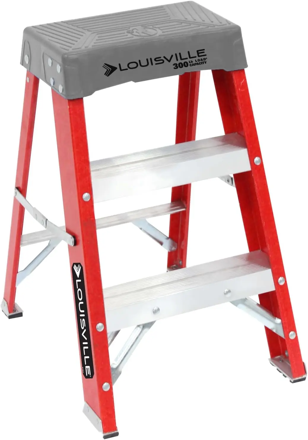 

2-Foot Fiberglass Step Stool, 300-Pound Capacity, Industrial Type IA for Safe Use