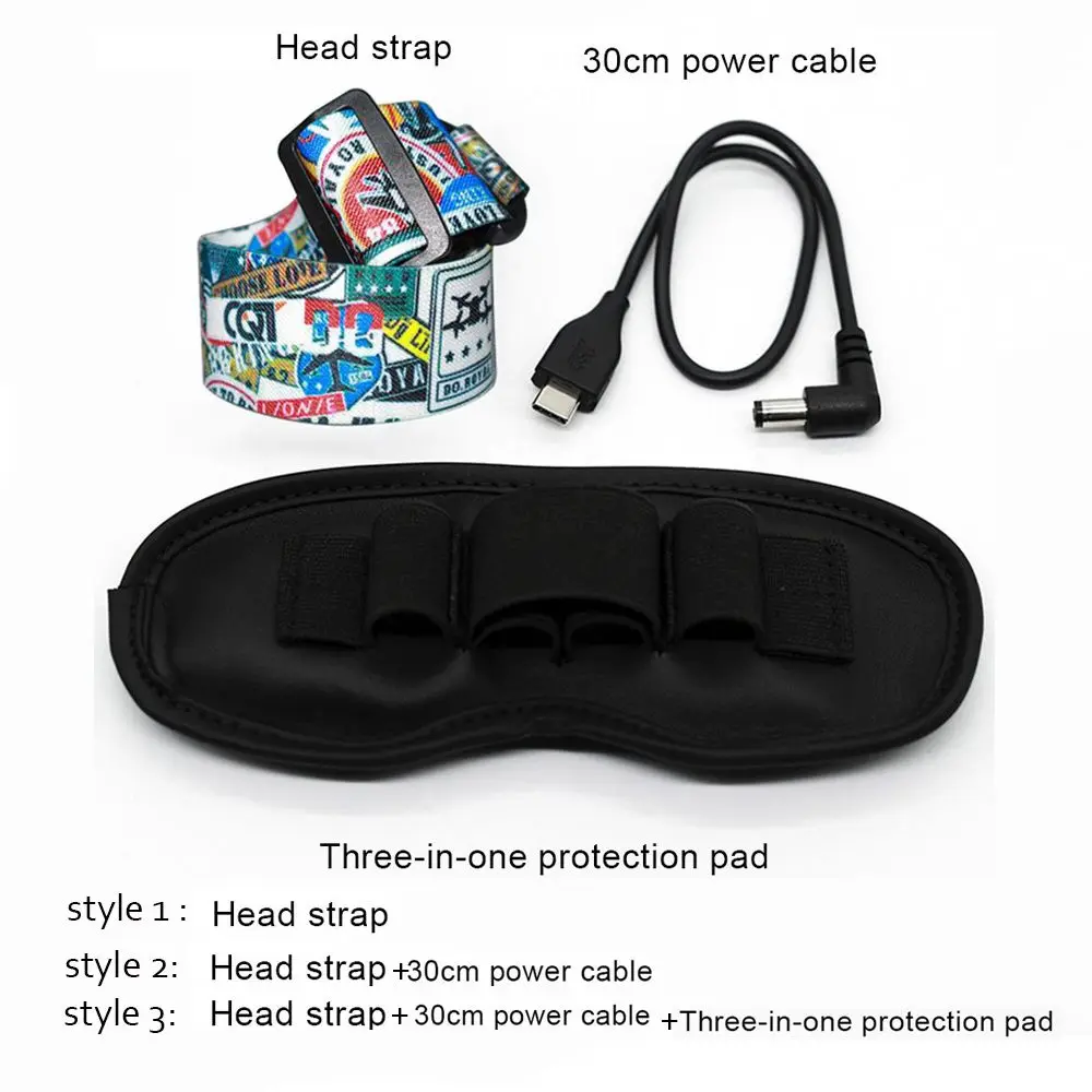Protection Pad With Battery Hole  Accessories Replacement Headband Elastic Band Head Strap For DJI FPV Goggles V2