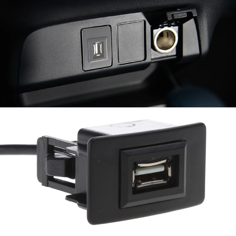 سيارة داش فلوش جبل لتويوتا الحالي المخرج USB لوحة القيادة فلوش جبل مقبس USB ذكر إلى أنثى ميناء لوحة تمديد كابل