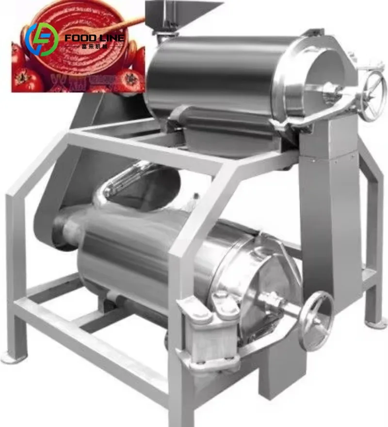 Custom made Factory Stainless Steel Tomato Paste Processing Machine mango Pulper Pulping Equipment