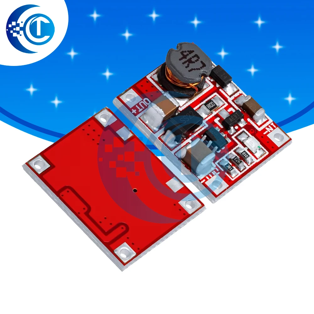 3V to 5V 1A High-Efficiency Boost Module (1PCS) - Ultra Small Low-Power Electronics Circuit Board