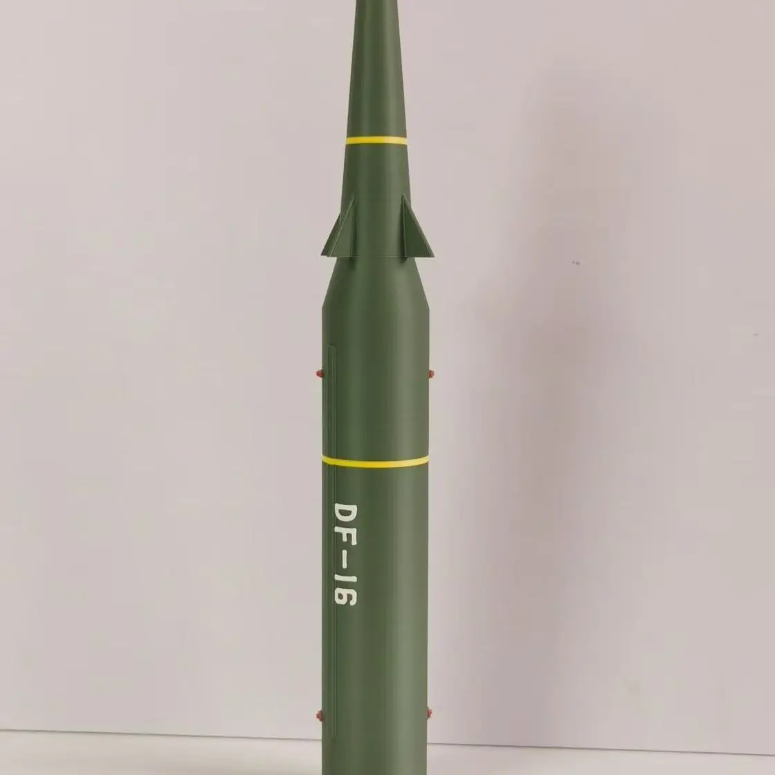 

3D-печатная модель баллистической ракеты DF-16 китайской ракетной силы, сувенир для коллекционеров и любителей военной техники, украшение для демонстрации