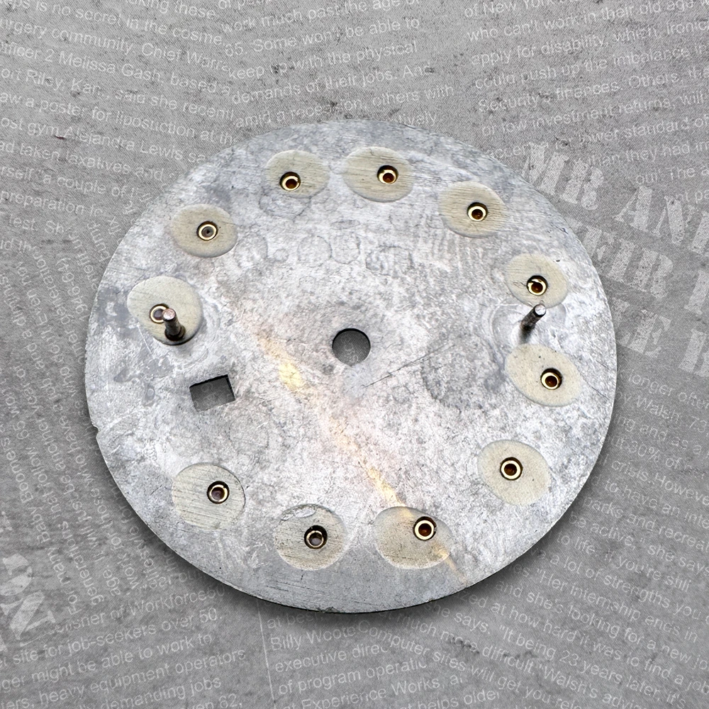 24.5mm S Logo Diamond Seashell Dial Suitable For NH05 Japan Movement Quality Ladies Watch Modification Accessories