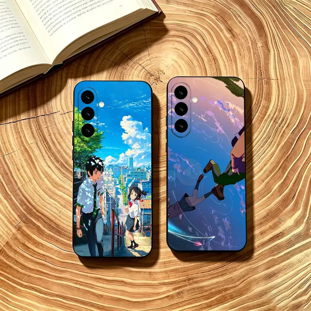 The Anime Y-Your Name Phone Case Soft black For Samsung Galaxy A73,A72,A71,A70,A53,A52,A51