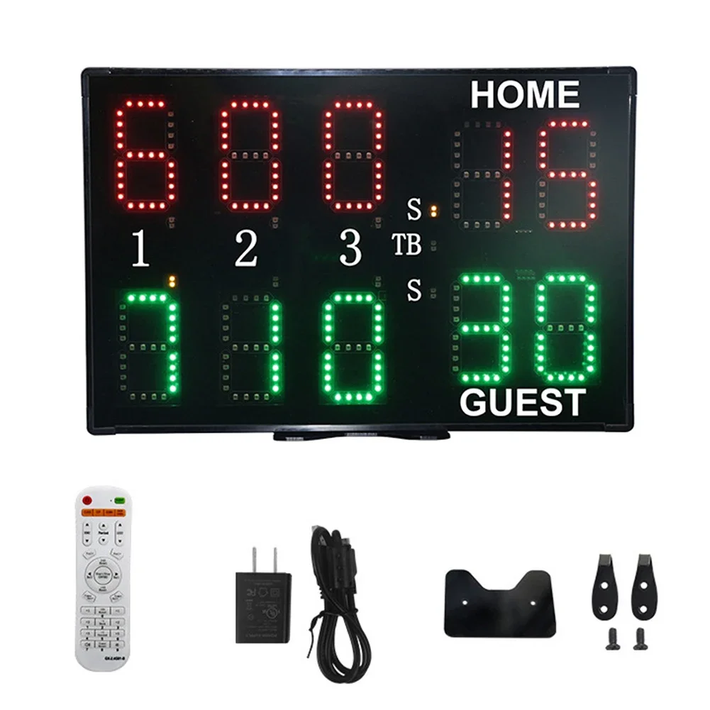 

Tennis Electronic Scoreboard Type-C USB Cable 5V/2A Digital Scoreboard Digital Scorer LED Scoreboard Sports Accessories