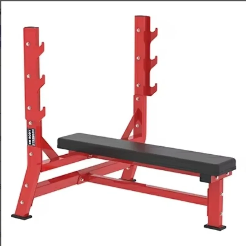 مدرب للياقة البدنية في صالة الألعاب الرياضية المنزلية متعدد الوظائف لقوة الجسم ورفع الأثقال مع مقعد مسطح وتدريب الدمبل