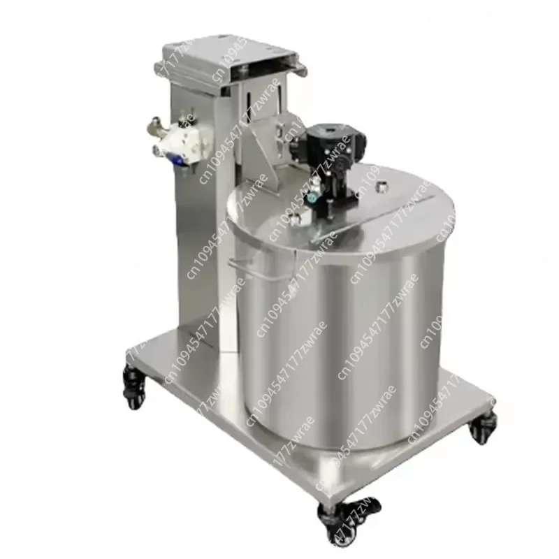 20L Pneumatic Mixer Lift Stainless Steel Bucket 5 Gallon Paint Ink Coating Stirring Dispersion Stirrer Featuring Speed