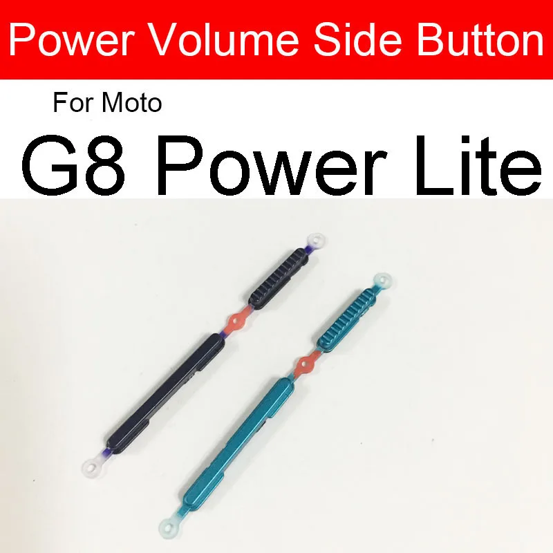 ON OFF Power Button + Volume Side Key For Motorola Moto G8 Play G8 Plus G8 Power Lite G9 Plus G9 Power Volume Power Side Button