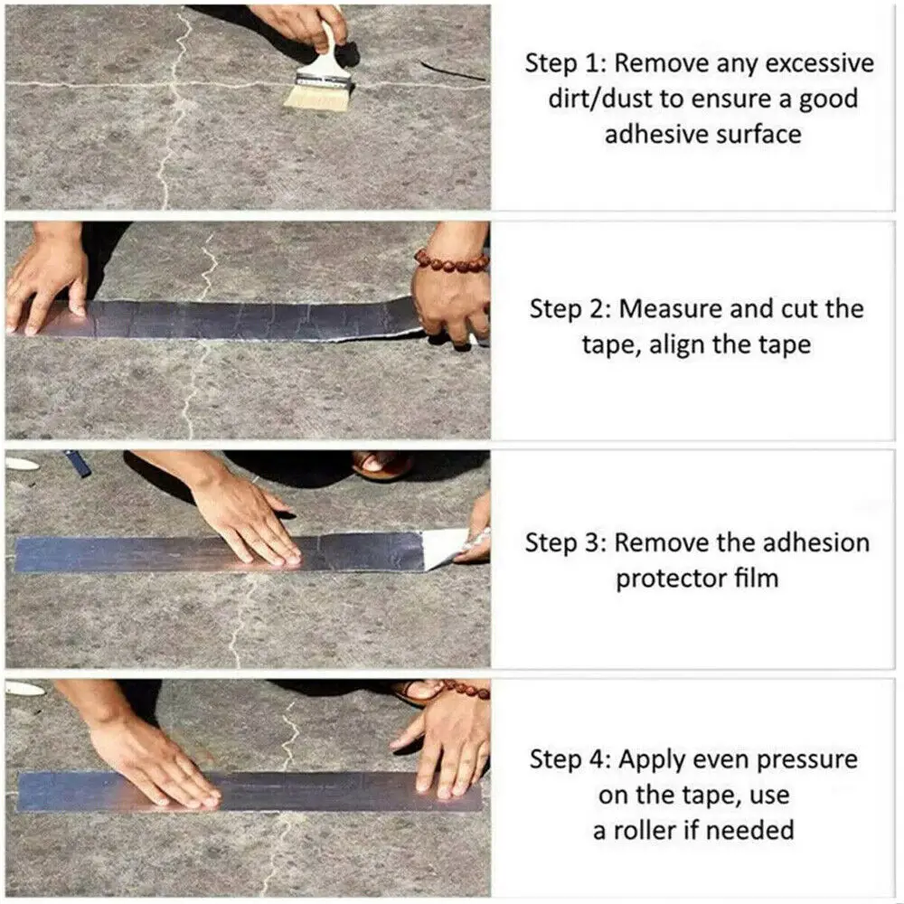 100/500cm nastro sigillante butilico Super appiccicoso sigillante adesivo sigillato per riparazione autoadesiva impermeabile per la riparazione di condotti di crepe per tubi