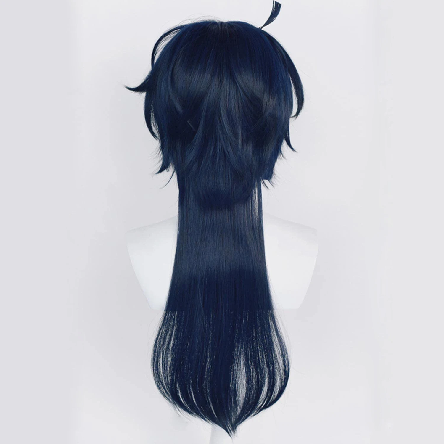 Anime De Case Studie Van Vanitas Cosplay Pruik Vanitas Geen Karte Donkerblauw Haar Oorbel Oor Clips Hittebestendige Haar pruiken + Pruik Cap