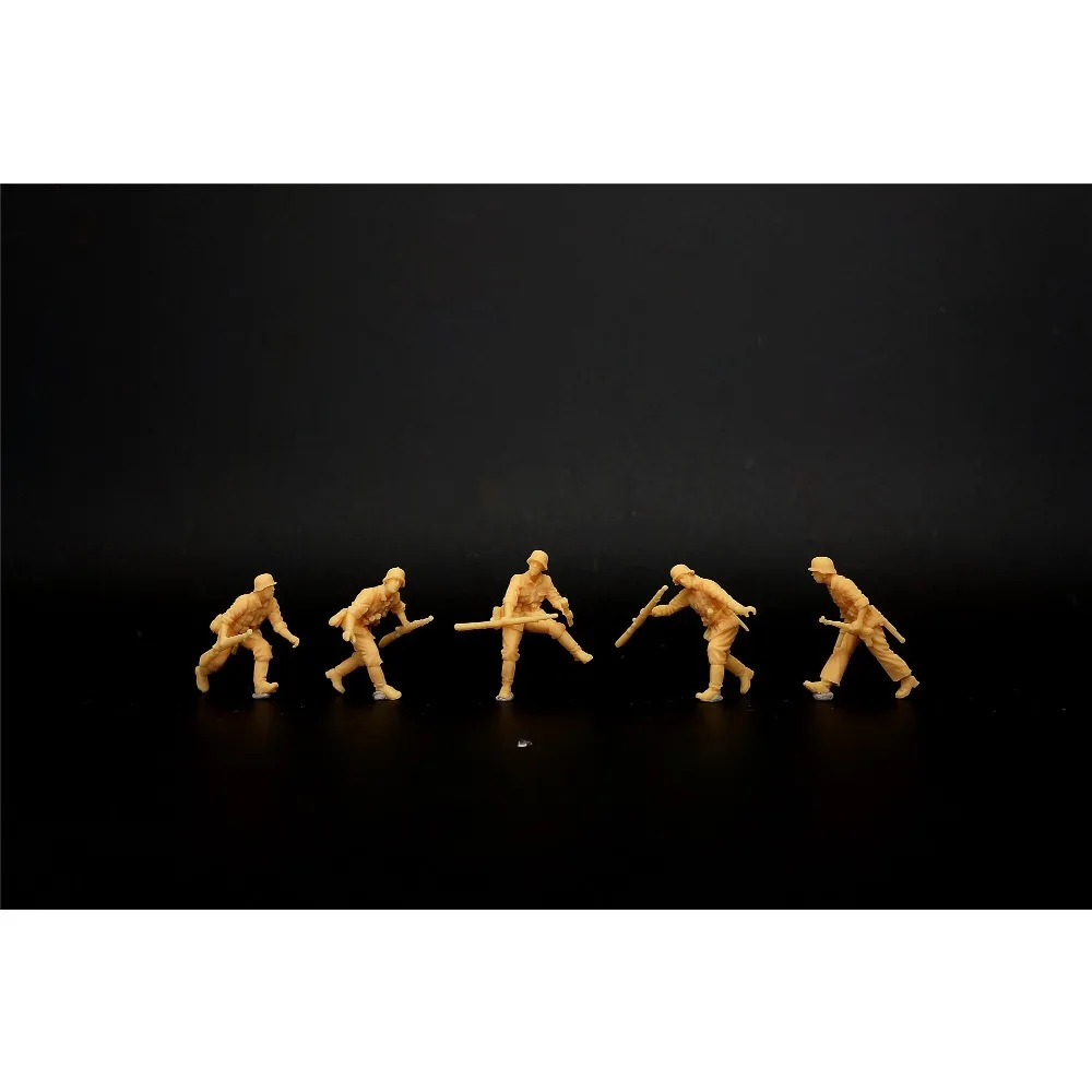 

1/72 (German) 251 Car Group Alighting Posture 5 Person Voxel (miniature Soldier)