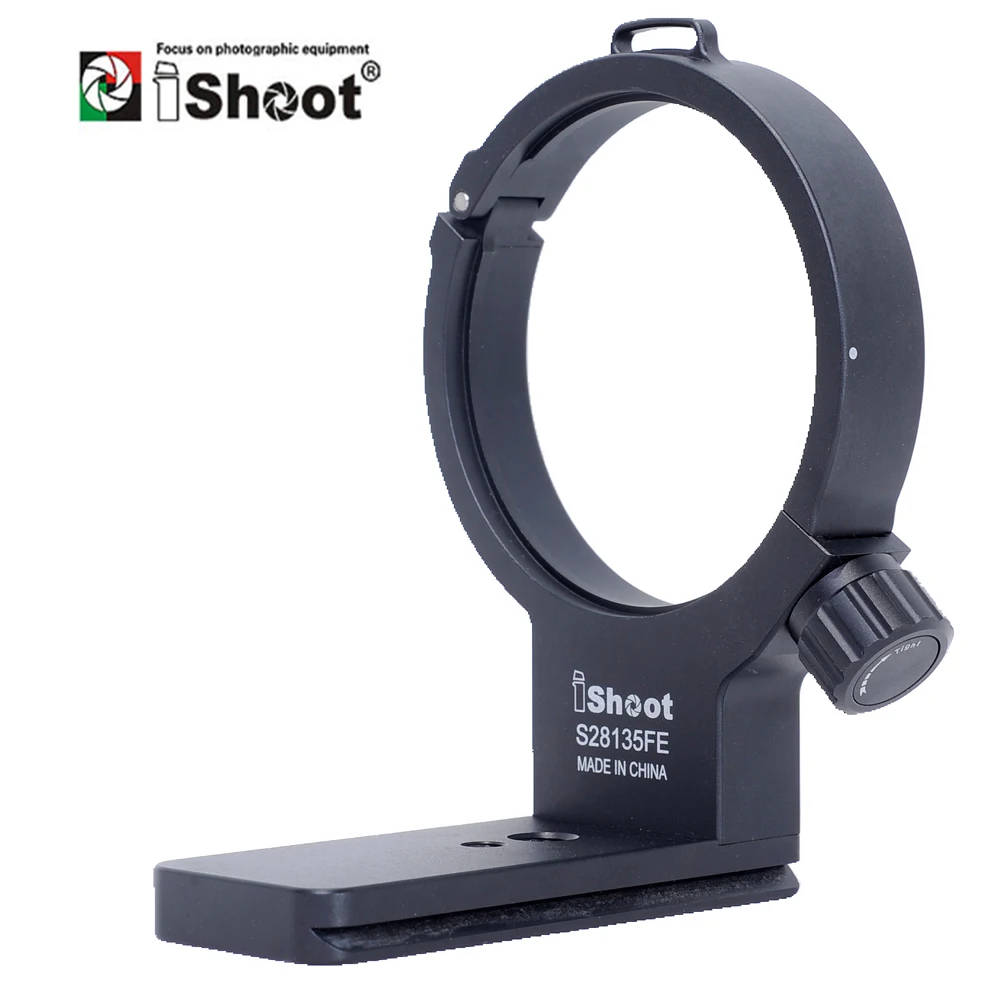 

iShoot Lens Collar Tripod Mount Ring Support for Sony FE PZ 28-135mm f/4 G OSS with Arca-Swiss Quick Release Plate IS-S28135FE