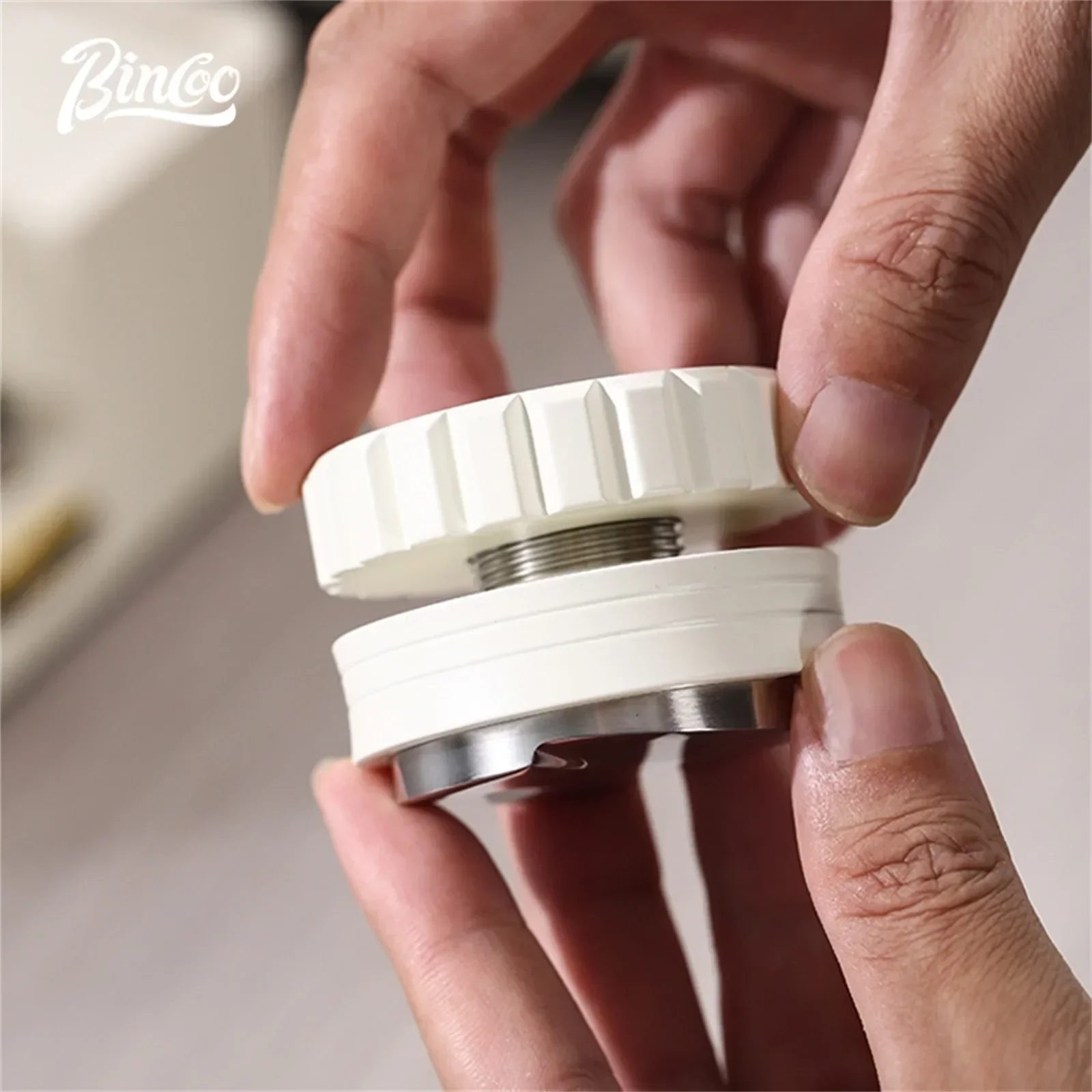 Bincoo Coffee powder press Elastic powder press hammer cloth powder home Espresso machine 51/58mm universal view 5