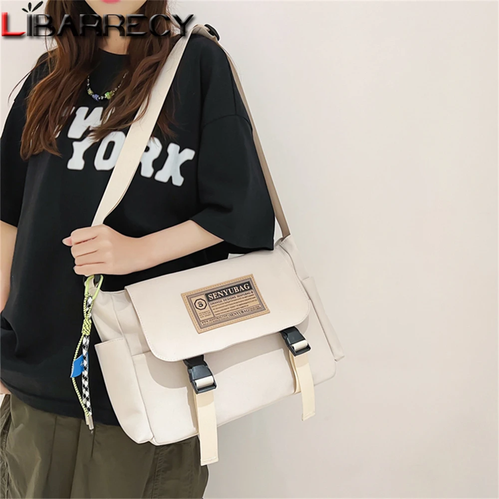 

New Small Flip Ladies Shoulder Bag Fashion High Quality Nylon Student Bag Multifunctional Women's Crossbody Bags Bolsos De Mujer