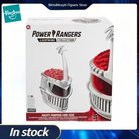 Collezione originale Hasbro Power Rangers Lightning MIGHTY MORPHIN LORD ZEDD Casco Anime Figure Toy Collection Regalo