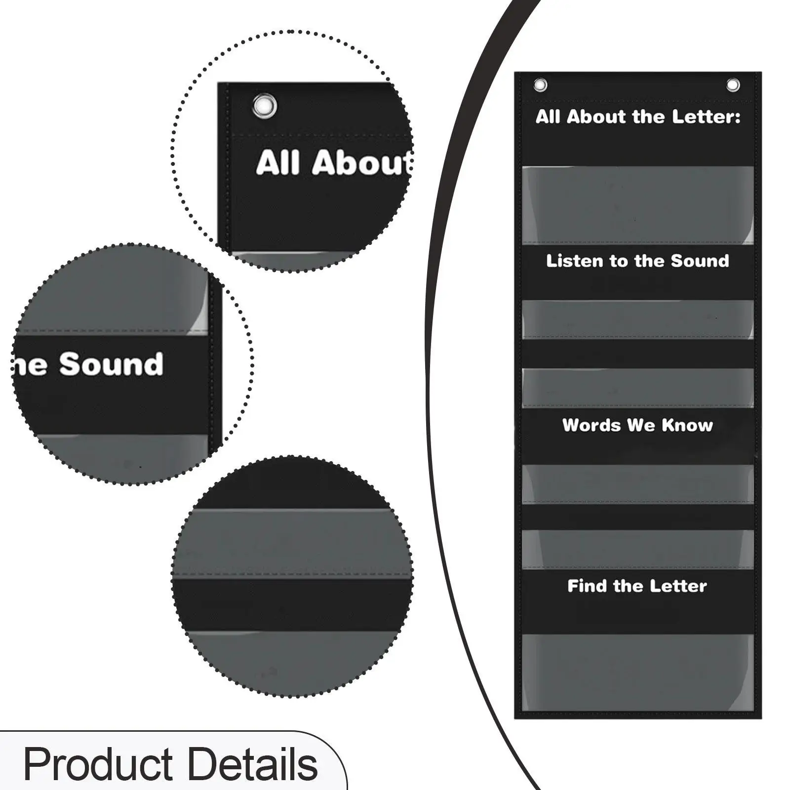 All about Letters Pocket Chart Learning Activities Alphabet Tracing Learning